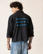 Bad vibes? Nah Babe Cropped Shirt