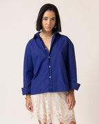 Stay Lowkey Cropped Shirt