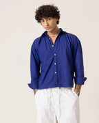 Stay Lowkey Cropped Shirt