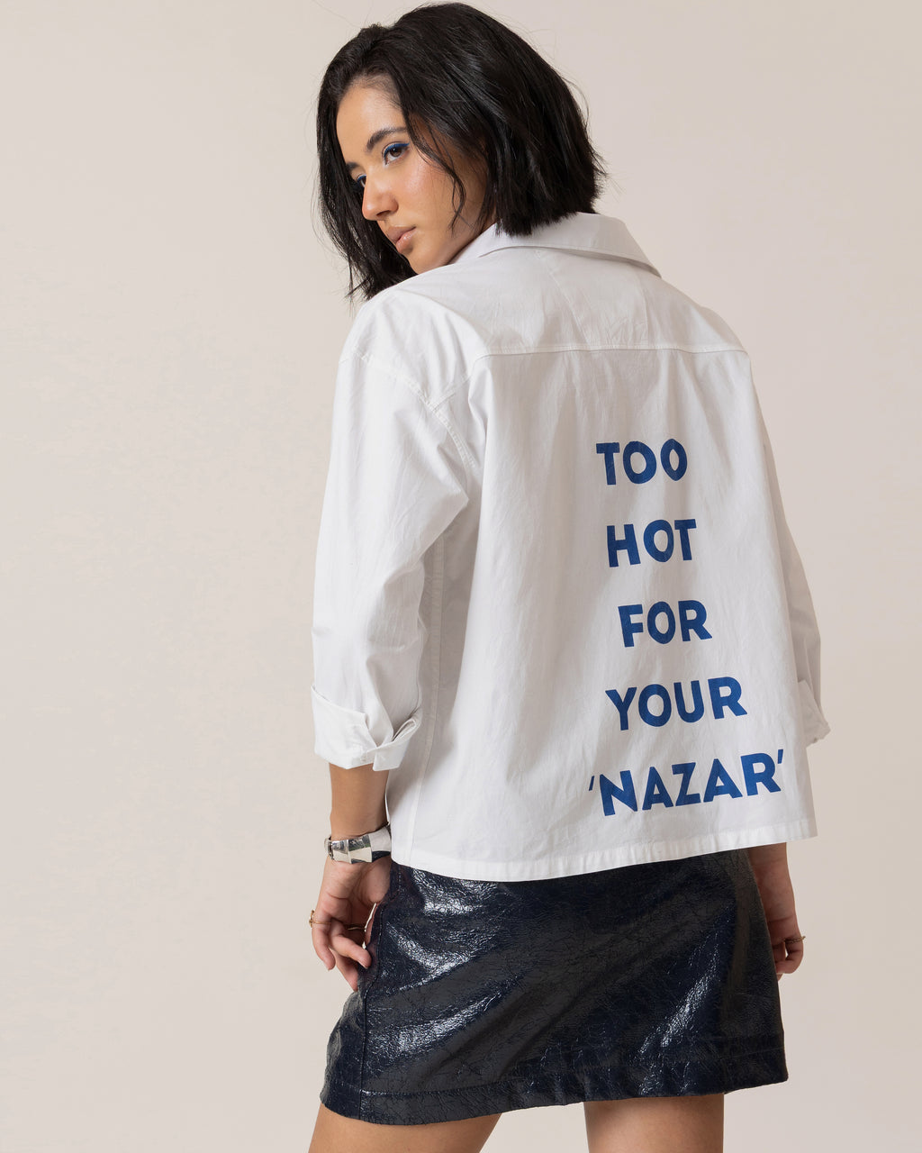 Too hot for your Nazar Cropped Shirt